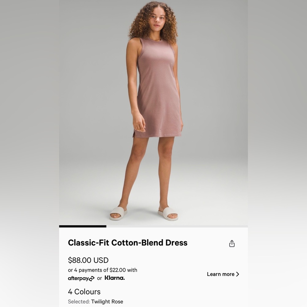 Lululemon Cotton Dress